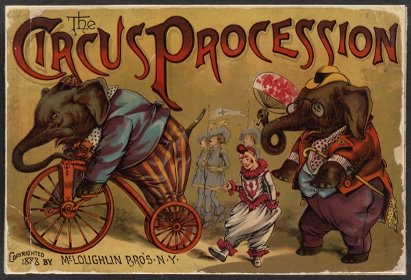 Circus Dating Procession stock-graphics-vintage-the-circus-procession-viintage-0001